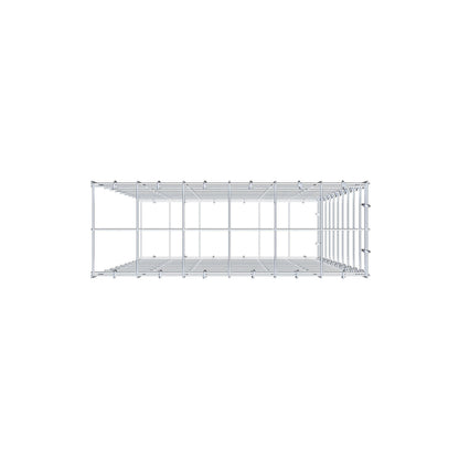Type 2 oplegkorf 100 cm x 60 cm x 20 cm (L x H x D), maaswijdte 10 cm x 10 cm, C-ring