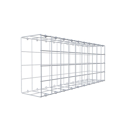 Monteret gabion type 2 100 cm x 40 cm x 20 cm (L x H x D), maskestørrelse 10 cm x 10 cm, C-ring