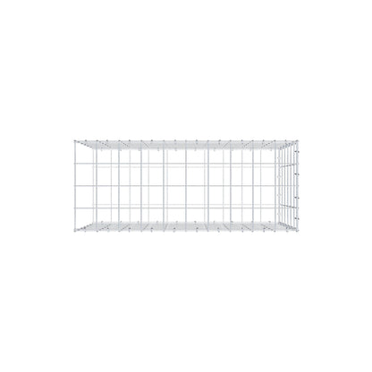 Type 2 oplegkorf 100 cm x 60 cm x 40 cm (L x H x D), maaswijdte 10 cm x 10 cm, C-ring