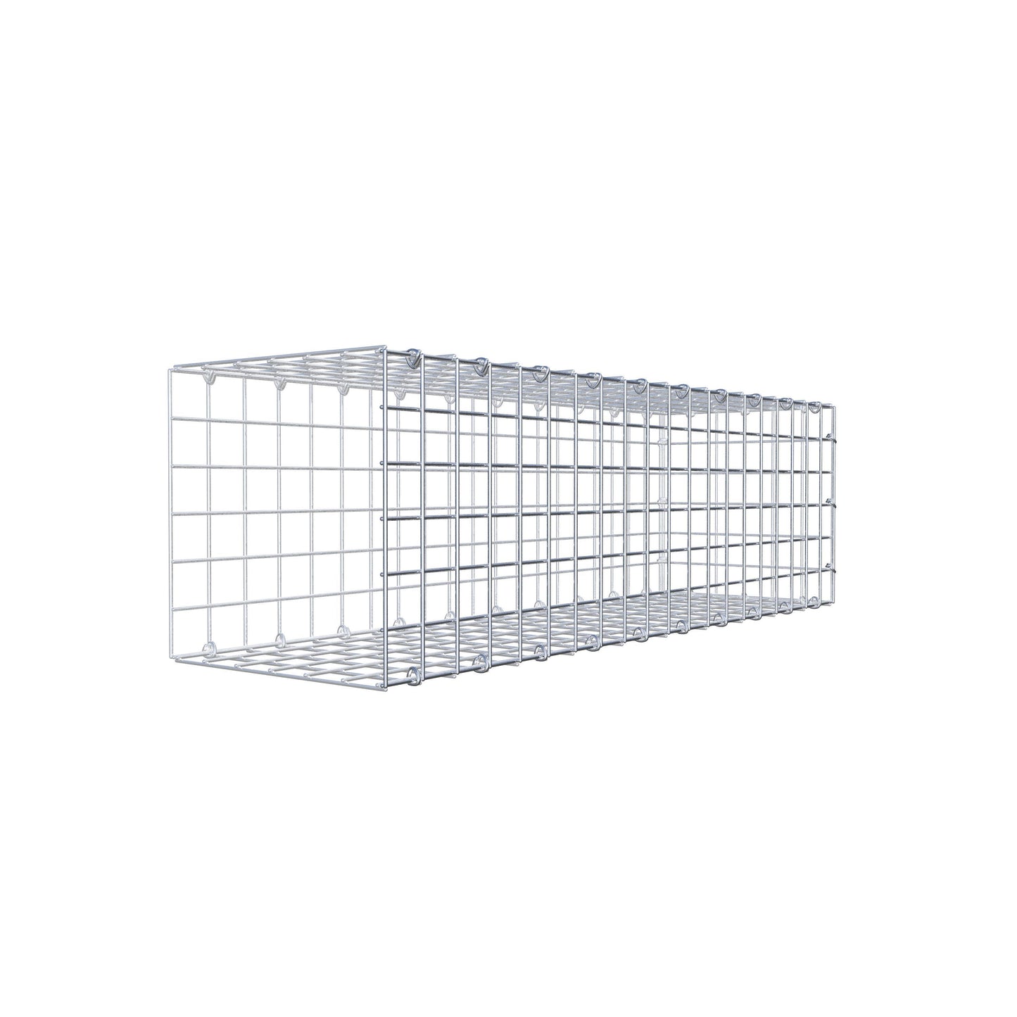 Add-on schanskorf type 2 100 cm x 30 cm x 30 cm (L x H x D), maaswijdte 5 cm x 5 cm, C-ring