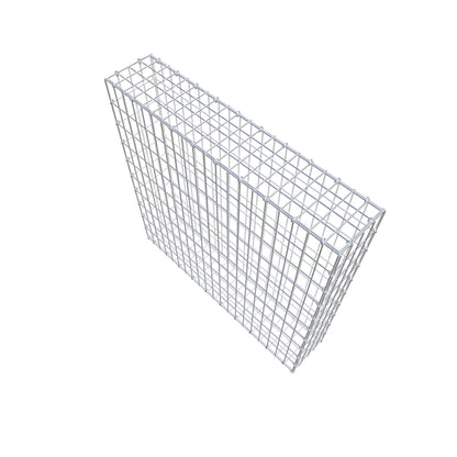 Gabbione 100 cm x 100 cm x 20 cm (L x H x P), maglia 5 cm x 10 cm, anello a C