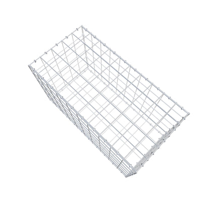 Gabion 100 cm x 60 cm x 50 cm (L x H x D), maskestørrelse 10 cm x 10 cm, C-ring