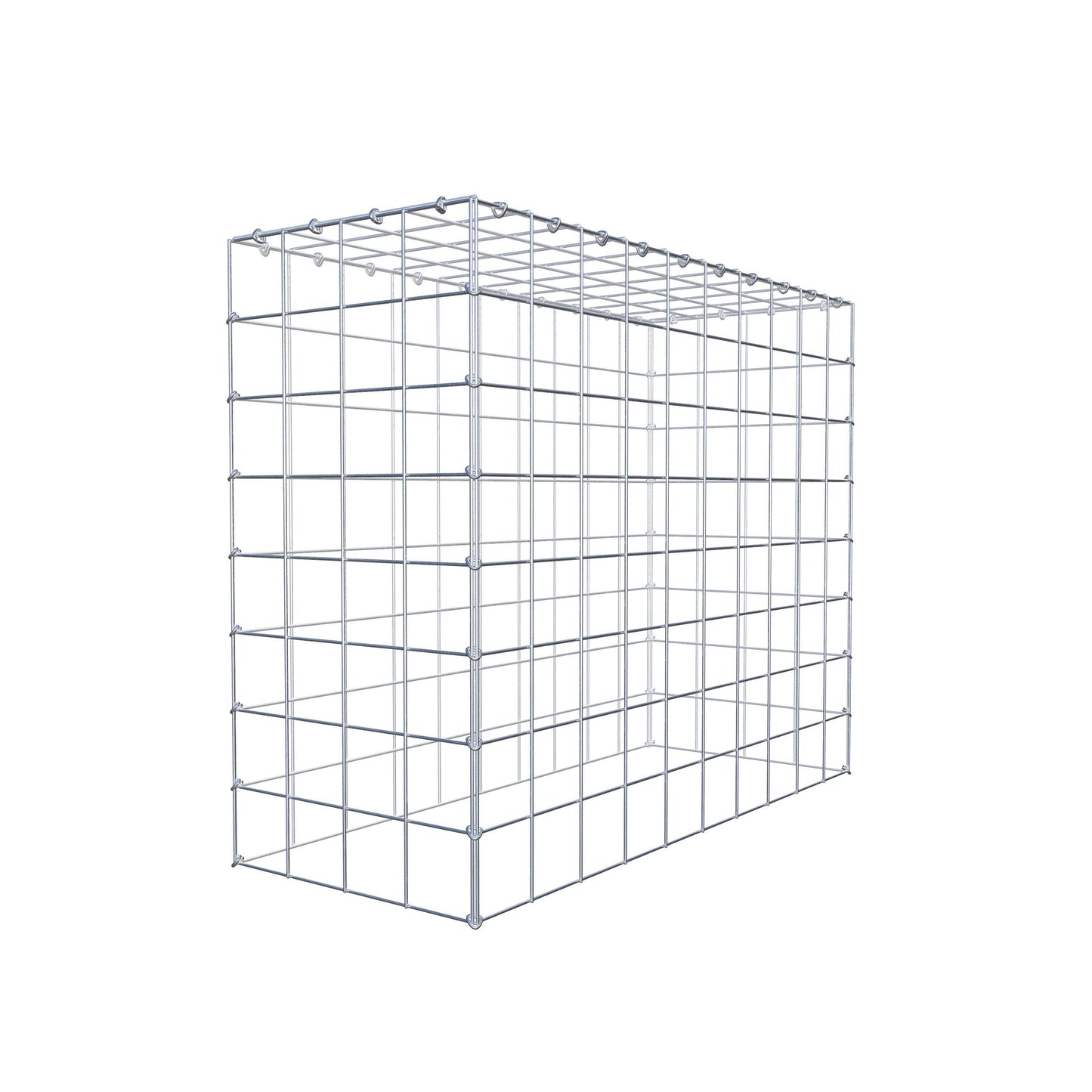 Type 3 oplegkorf 100 cm x 80 cm x 40 cm (L x H x D), maaswijdte 10 cm x 10 cm, C-ring