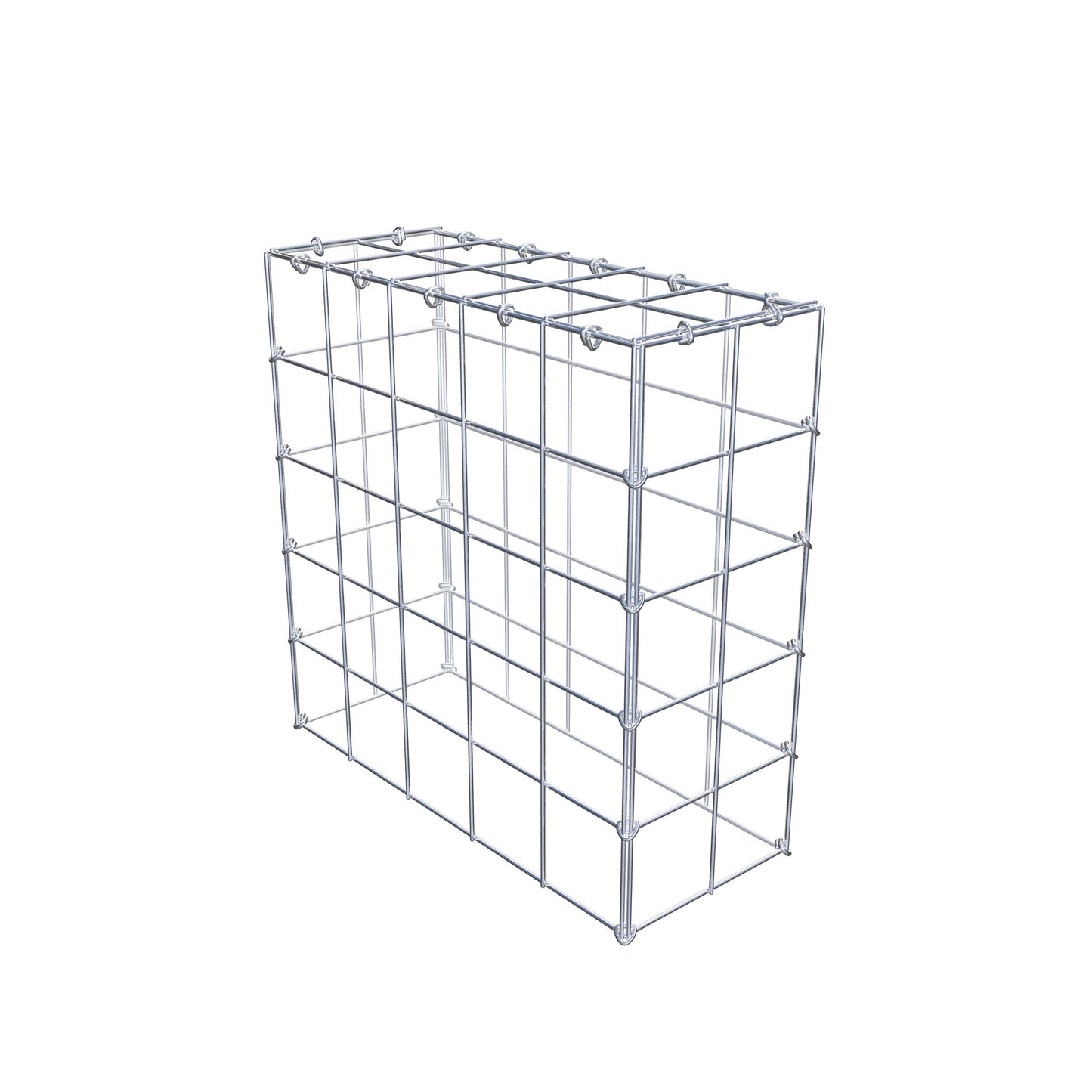 Add-on pool type 3 50 cm x 50 cm x 20 cm (L x H x D), maaswijdte 10 cm x 10 cm, C-ring