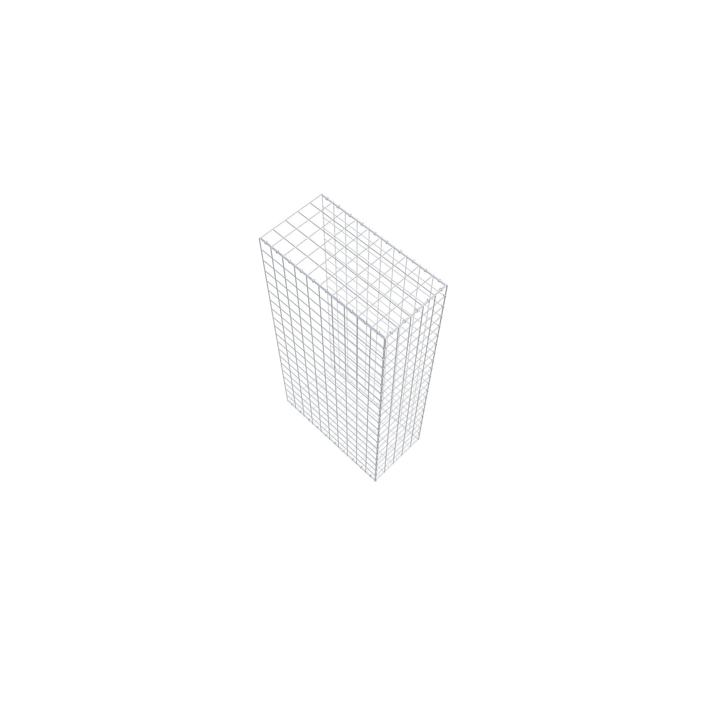 Opzetpaal type 2 200 cm x 100 cm x 50 cm (L x H x D), maaswijdte 10 cm x 10 cm, C-ring