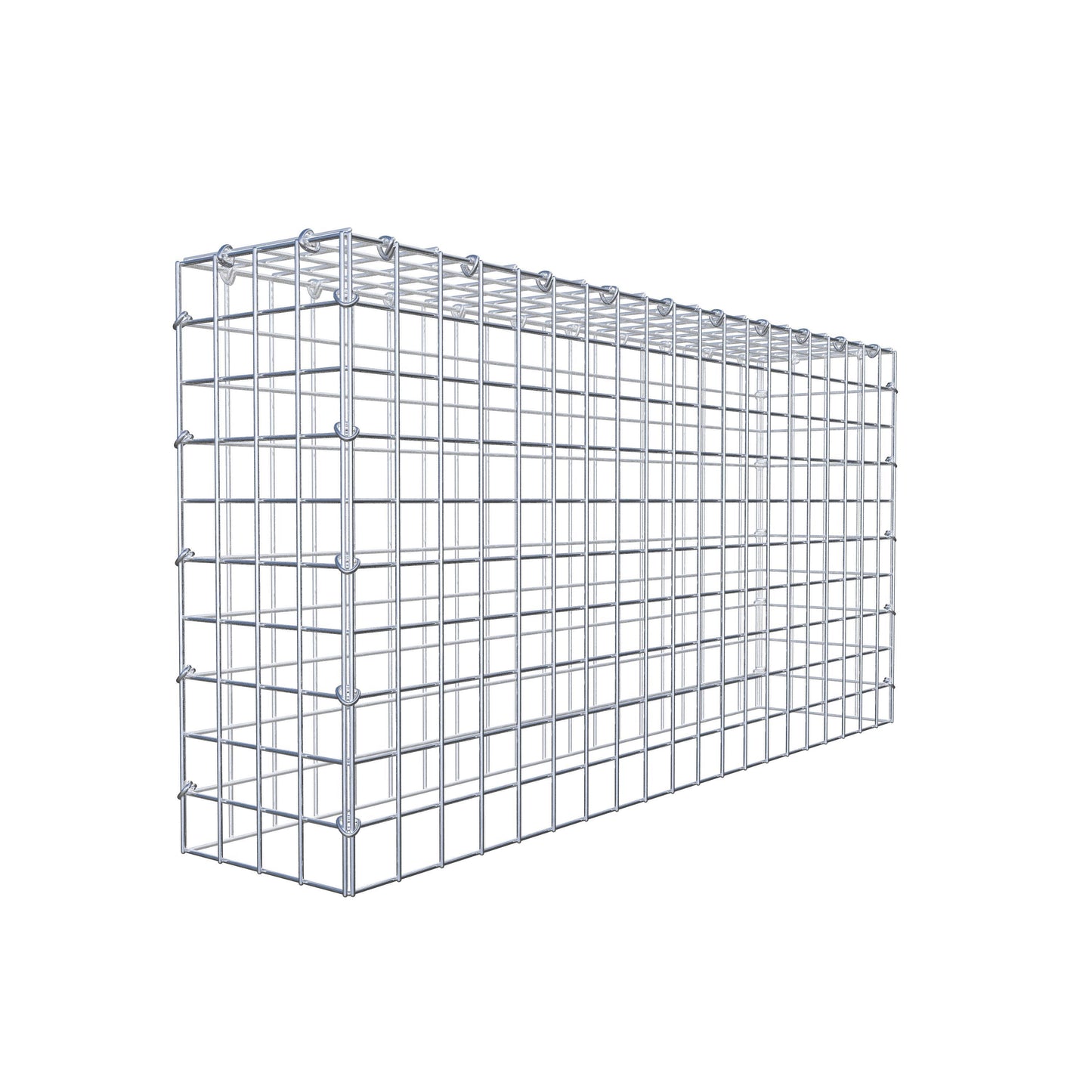 Gabião Tipo 3 100 cm x 50 cm x 20 cm (C x A x P), malhagem 5 cm x 5 cm, anel C