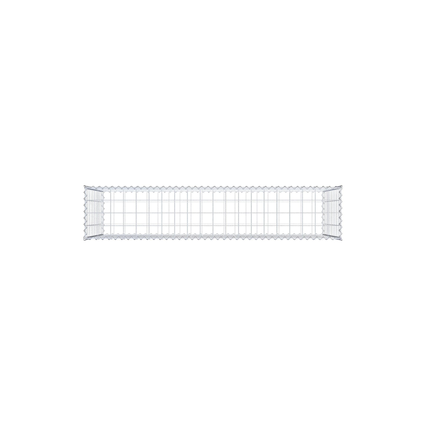 Gabion 200 cm x 100 cm x 40 cm (L x H x D), maskstorlek 10 cm x 10 cm, spiral