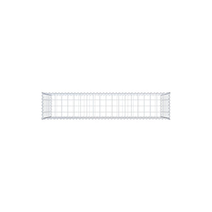 Gabion 200 cm x 100 cm x 40 cm (L x H x D), maskstorlek 10 cm x 10 cm, spiral