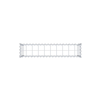 Opvokset gabion type 3 100 cm x 40 cm x 20 cm (L x H x D), maskestørrelse 10 cm x 10 cm, spiral