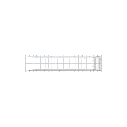 Type 2 oplegkorf 100 cm x 90 cm x 20 cm (L x H x D), maaswijdte 10 cm x 10 cm, C-ring