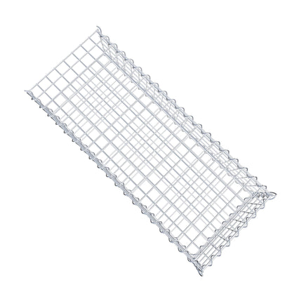 Add-on schanskorf type 2 100 cm x 20 cm x 40 cm (L x H x D), maaswijdte 5 cm x 5 cm, spiraalvormig