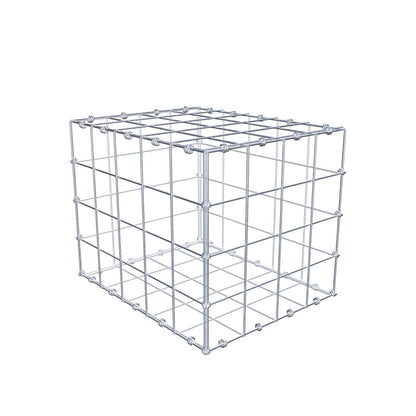 Schanskorf 50 cm x 40 cm x 40 cm (L x H x D), maaswijdte 10 x 10 cm, spiraalring