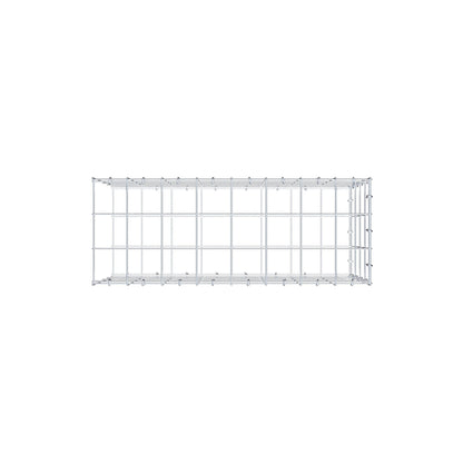 Gabbione aggiuntivo di tipo 2 80 cm x 40 cm x 30 cm (L x H x P), maglia 10 cm x 10 cm, anello a C