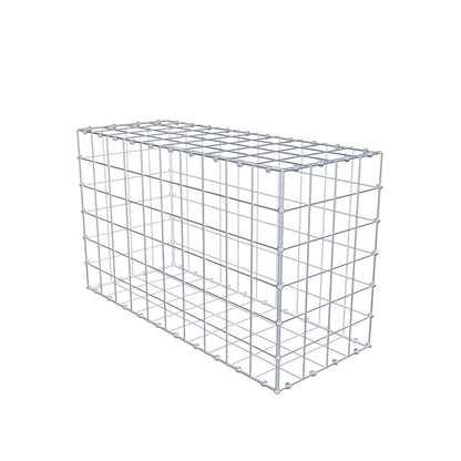 Gabbione 100 cm x 60 cm x 40 cm (L x H x P), maglia 10 x 10 cm, anello a spirale