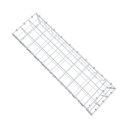 Gabione 100 cm x 20 cm x 30 cm (L x H x T), Maschenweite 10 x 10 cm, Spiralring