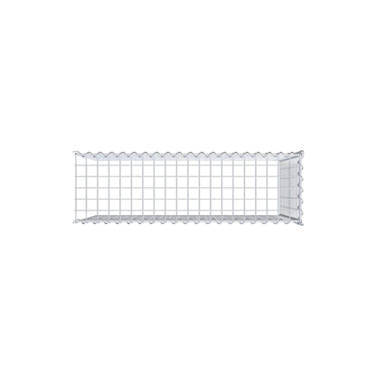 Anbaugabione Typ 4 100 cm x 70 cm x 30 cm (L x H x T), Maschenweite 5 cm x 5 cm, Spirale