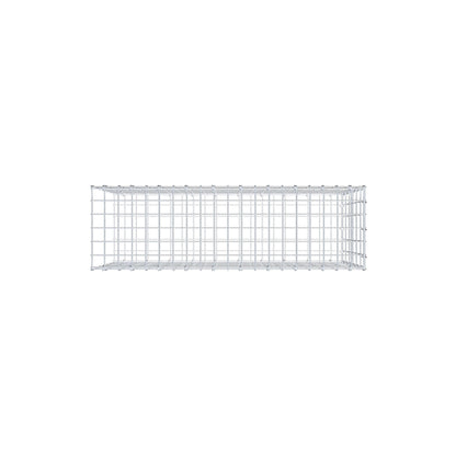Anbaugabione Typ 2 100 cm x 60 cm x 30 cm, Maschenweite 5 cm x 10 cm, C-Ring