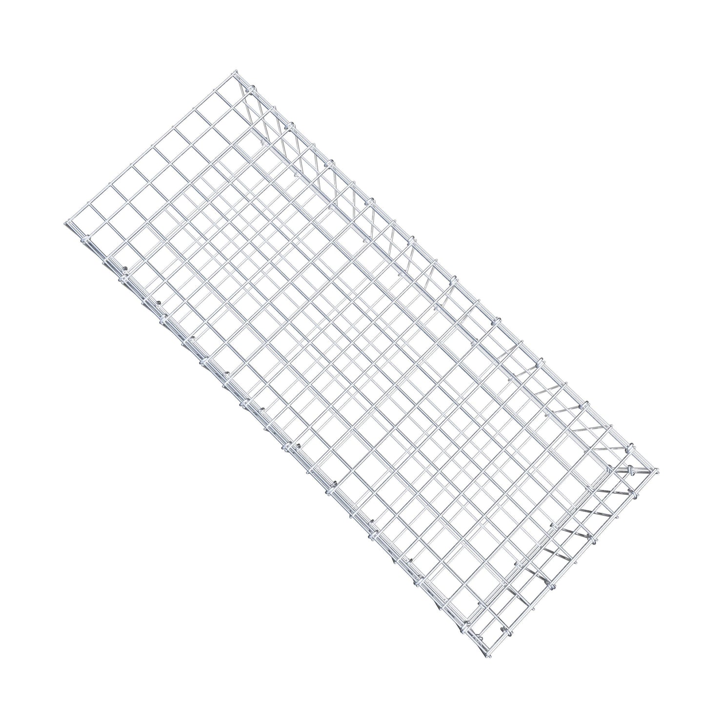 Opzetpaal type 2 100 cm x 20 cm x 40 cm, maaswijdte 5 cm x 10 cm, C-ring