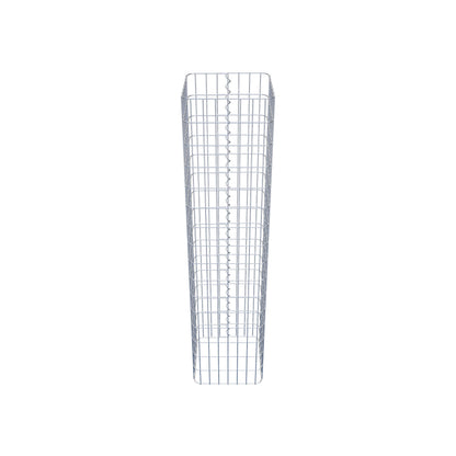 Schanskorfzuil, hoekig 37 cm x 37 cm, 160 cm hoog, MW 5 cm x 10 cm
