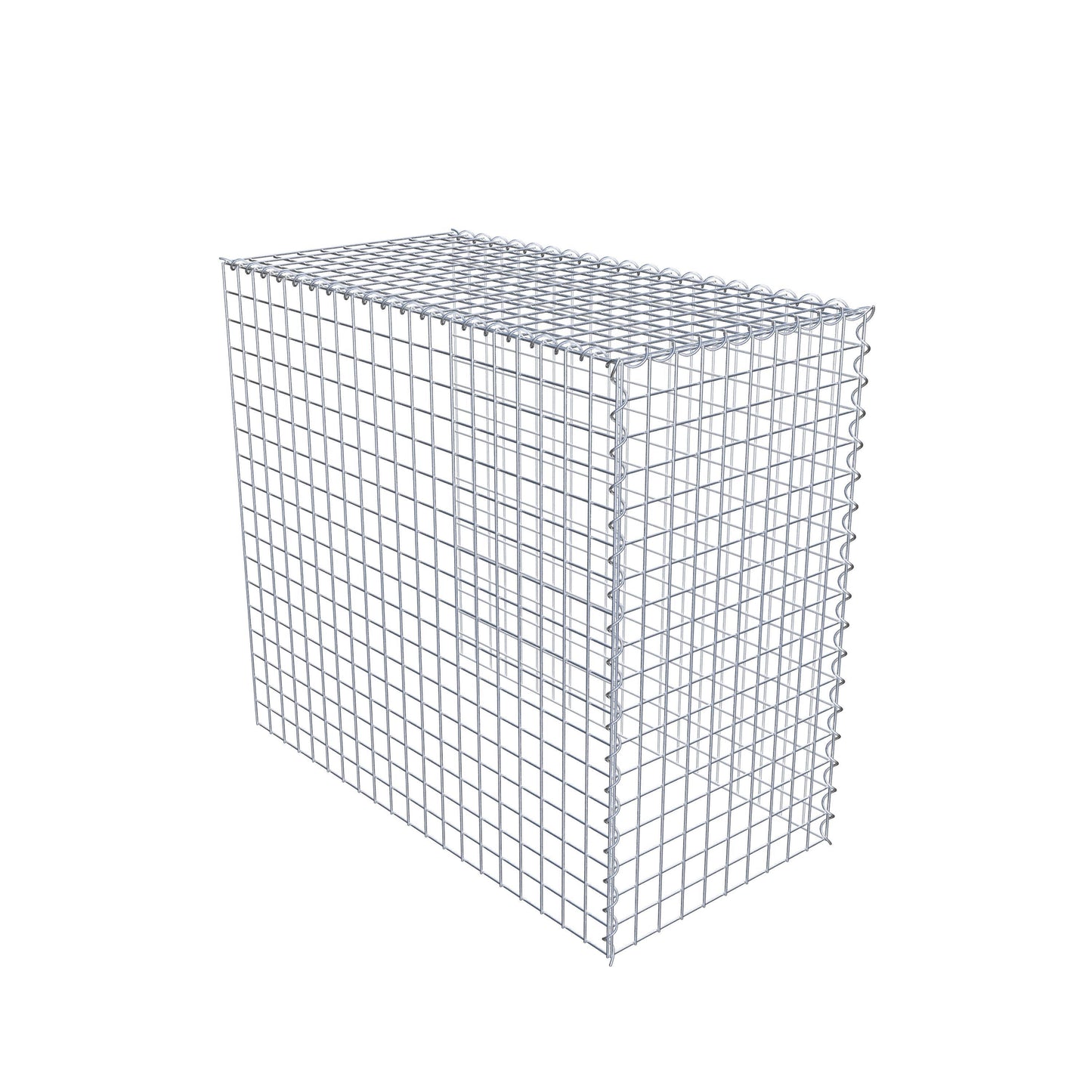 Add-on schanskorf type 4 100 cm x 90 cm x 50 cm (L x H x D), maaswijdte 5 cm x 5 cm, spiraalvormig