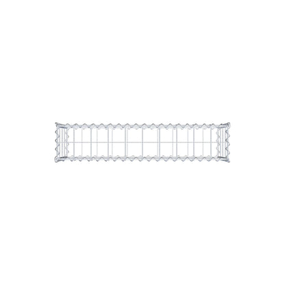 Gabion 100 cm x 40 cm x 20 cm (L x H x D), maskestørrelse 10 cm x 10 cm, spiral