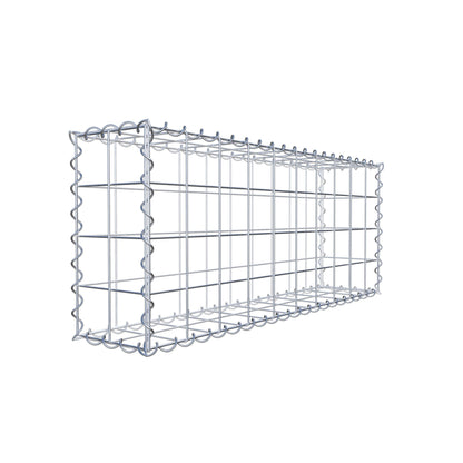 Gabion 100 cm x 40 cm x 20 cm (L x H x D), maskestørrelse 10 cm x 10 cm, spiral