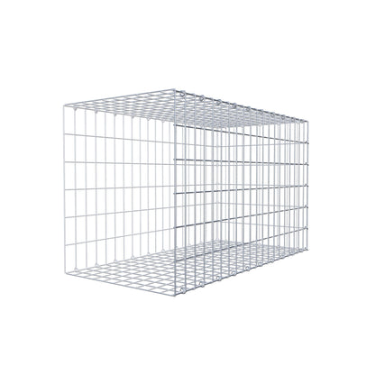Monteret gabion type 2 100 cm x 60 cm x 50 cm, maskestørrelse 5 cm x 10 cm, C-ring