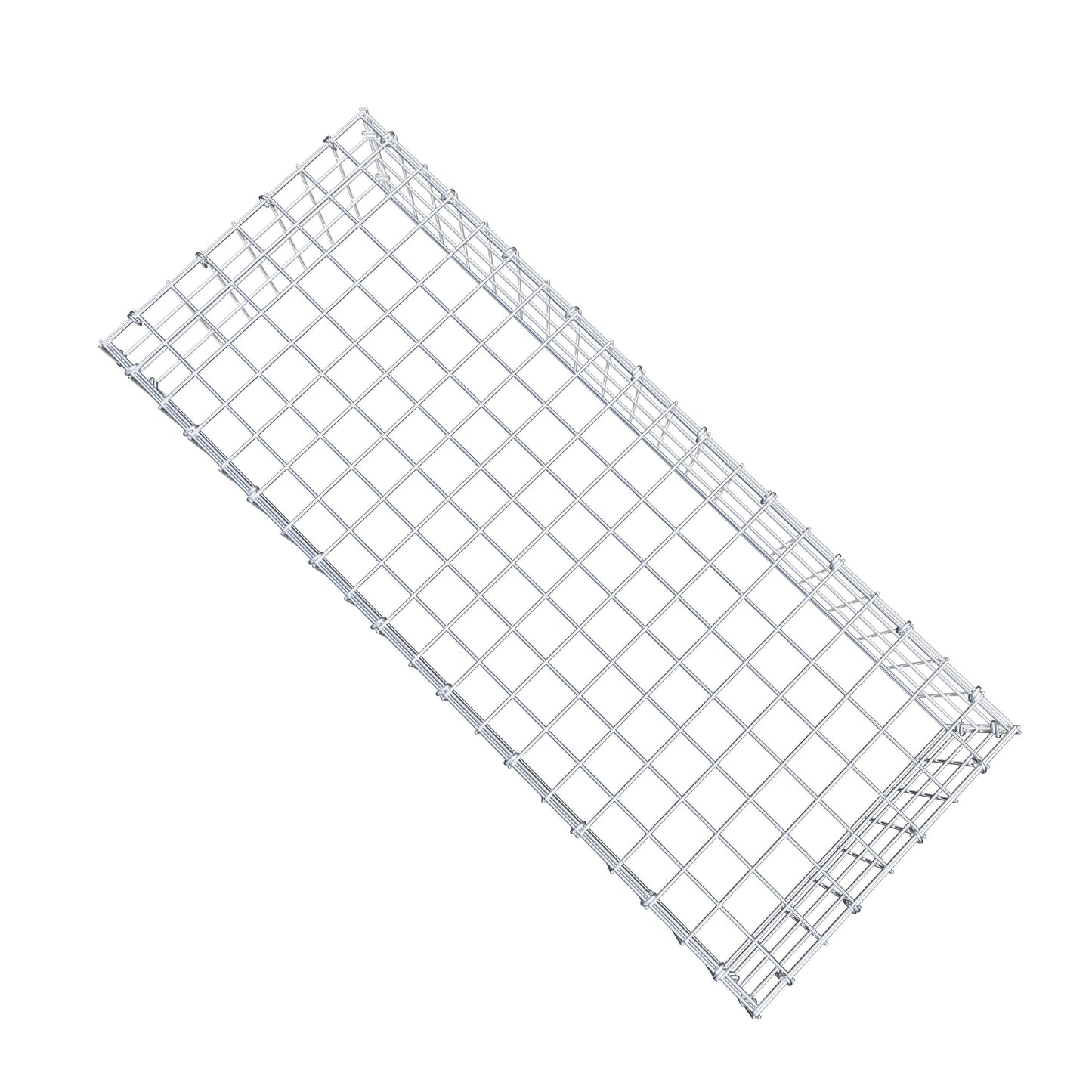 Type 3 oplegkorf 100 cm x 20 cm x 40 cm (L x H x D), maaswijdte 5 cm x 5 cm, C-ring