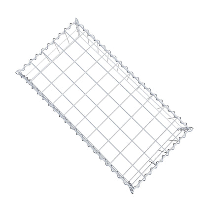 Add-on schanskorf type 3 100 cm x 20 cm x 50 cm (L x H x D), maaswijdte 10 cm x 10 cm, spiraal