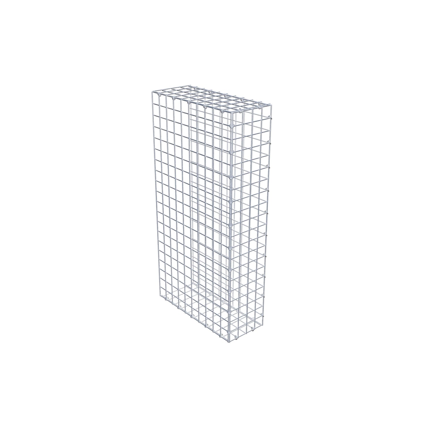 Anbaugabione Typ 2 100 cm x 50 cm x 20 cm (L x H x T), Maschenweite 5 cm x 5 cm, C-Ring