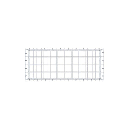 Gabion 100 cm x 30 cm x 40 cm (L x H x D), mesh size 10 x 10 cm, spiral ring