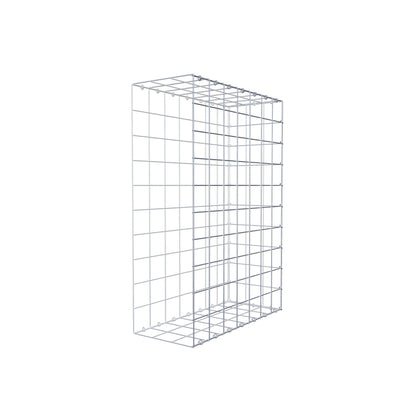 Type 2 oplegkorf 100 cm x 70 cm x 30 cm (L x H x D), maaswijdte 10 cm x 10 cm, C-ring
