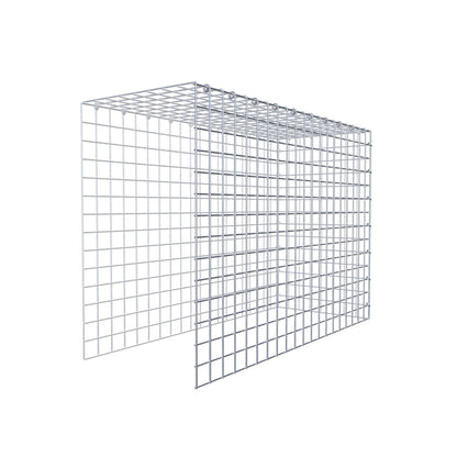 Type 4 oplegkorf 100 cm x 70 cm x 40 cm (L x H x D), maaswijdte 5 cm x 5 cm, C-ring