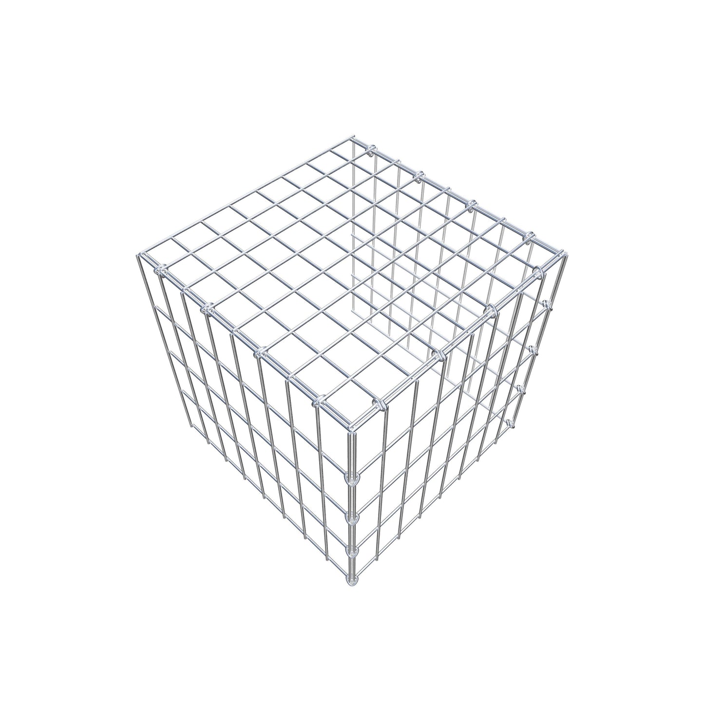 Extra gabion typ 4 40 cm x 40 cm x 40 cm (L x H x D), maskstorlek 5 cm x 10 cm, C-ring