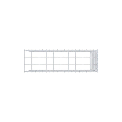 Opzetpaal type 4 100 cm x 70 cm x 30 cm (L x H x D), maaswijdte 10 cm x 10 cm, C-ring