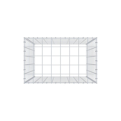 Gabião Tipo 3 100 cm x 80 cm x 50 cm (C x A x P), malhagem 10 cm x 10 cm, anel C