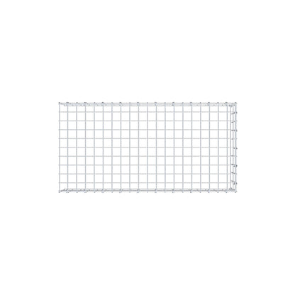 Monteret gabion type 4 100 cm x 20 cm x 50 cm (L x H x D), maskestørrelse 5 cm x 10 cm, C-ring