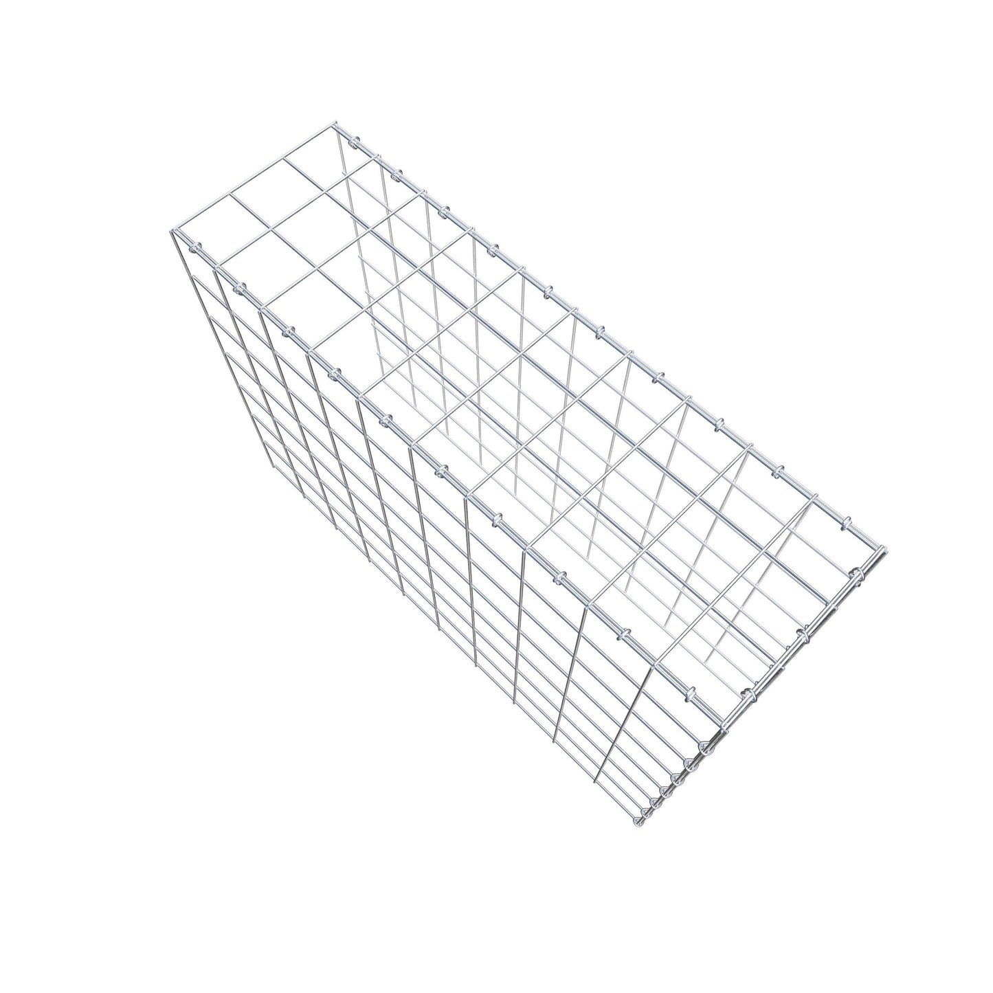 Opzetpaal type 4 100 cm x 70 cm x 30 cm (L x H x D), maaswijdte 10 cm x 10 cm, C-ring