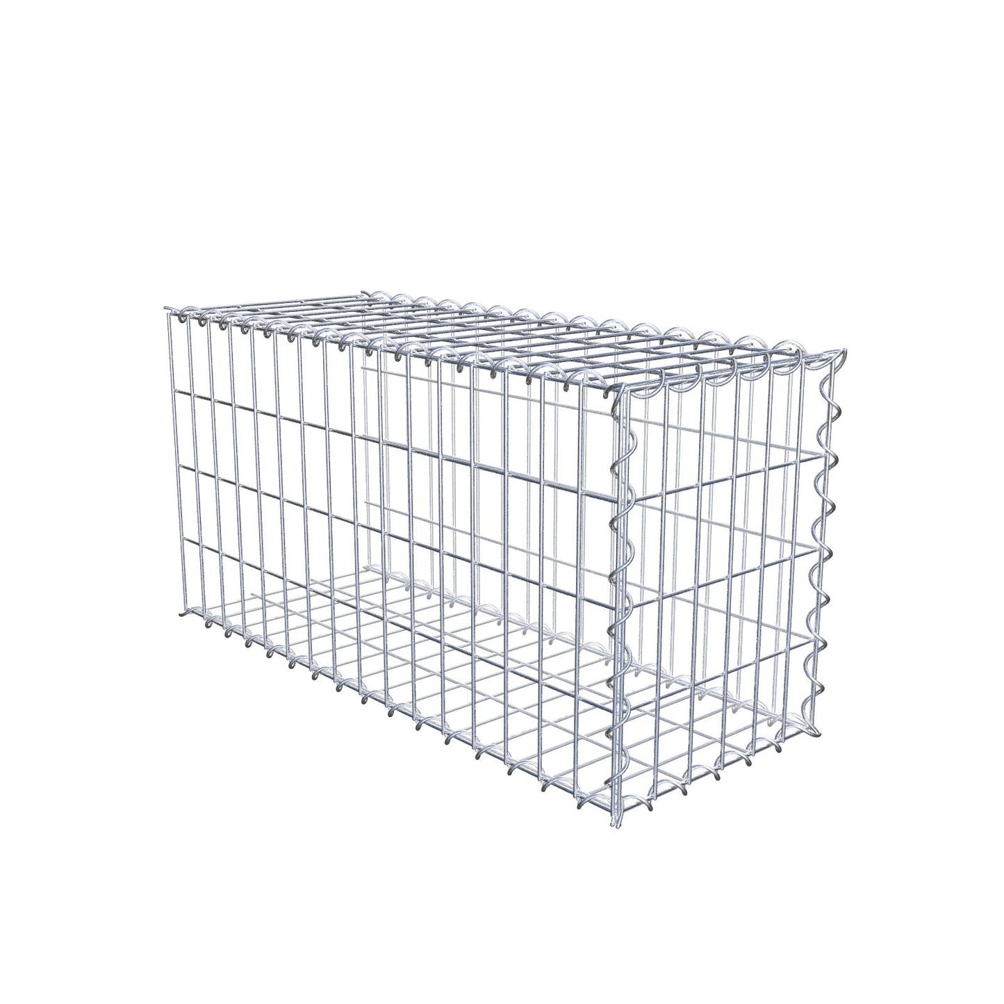 Gavión adicional tipo 2 80 cm x 40 cm x 30 cm (L x A x P), malla 5 cm x 10 cm, en espiral