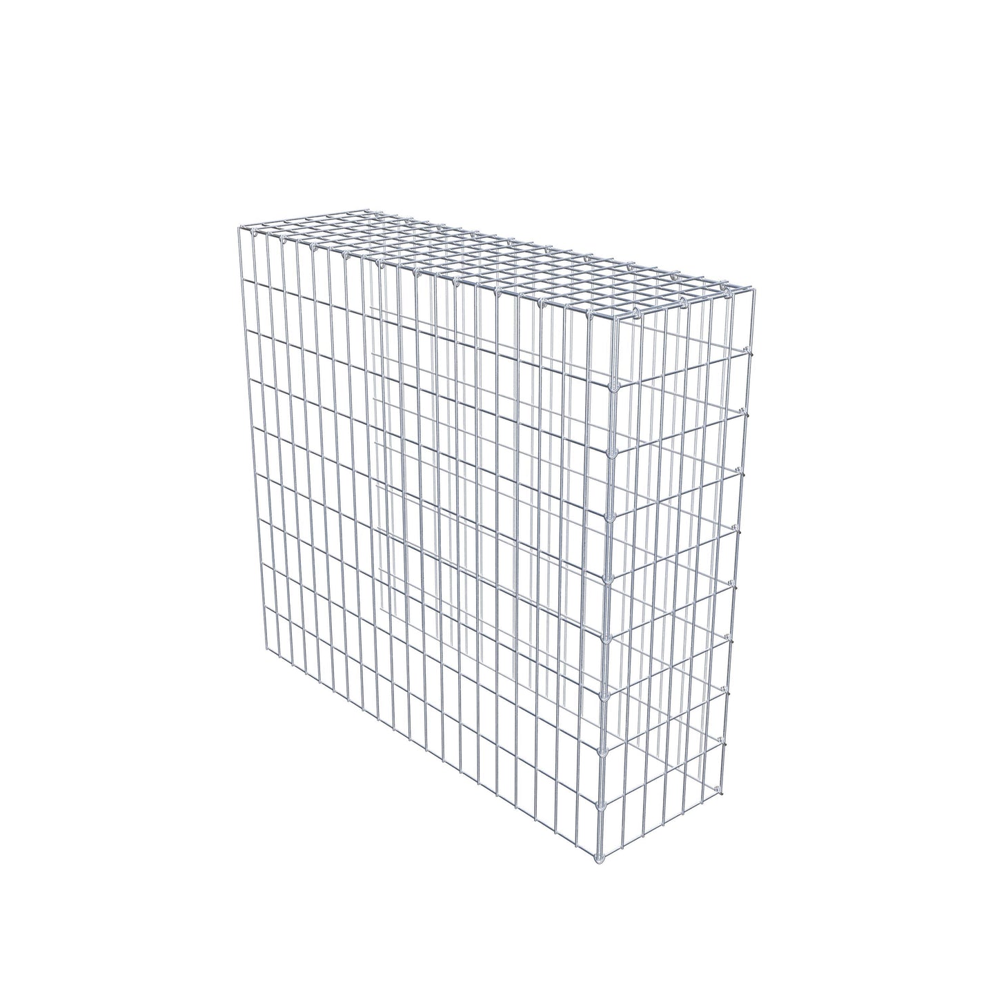 Gavión adicional tipo 4 100 cm x 90 cm x 30 cm (L x A x P), malla 5 cm x 10 cm, anillo en C