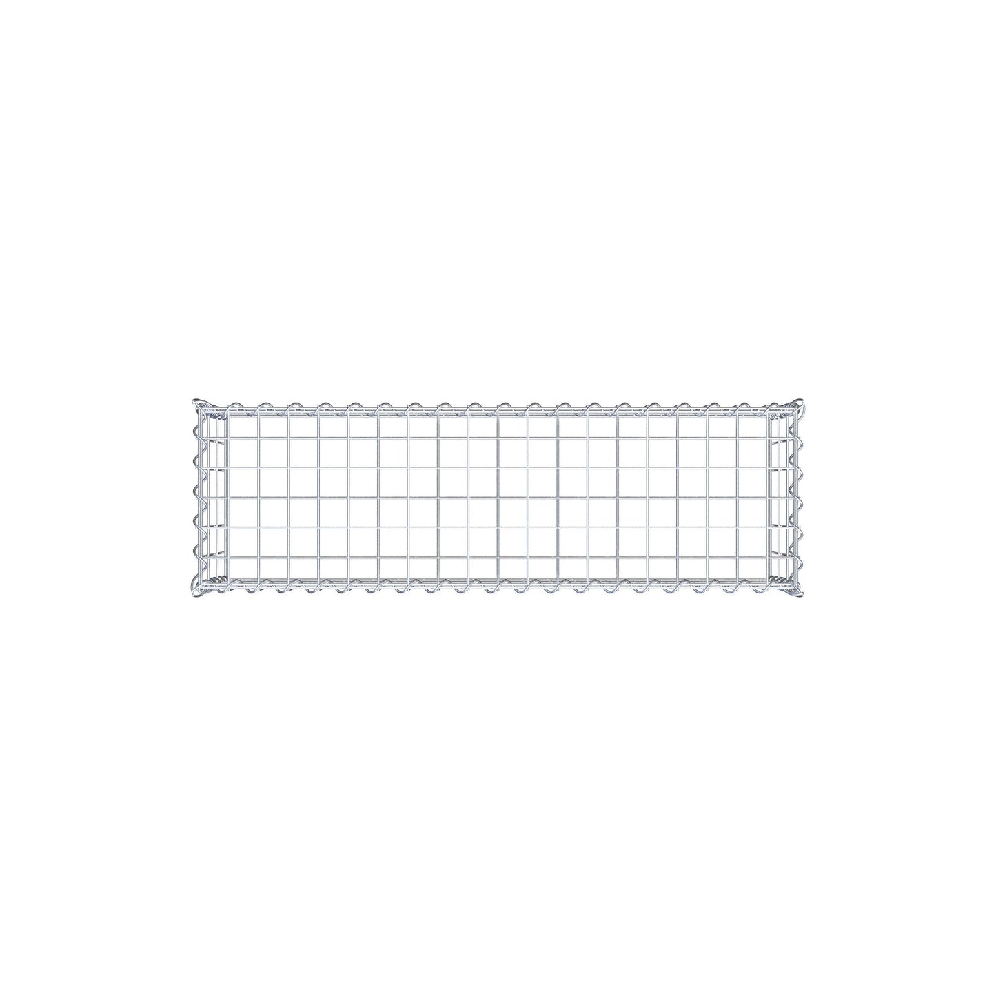 Anbaugabione Typ 3 100 cm x 30 cm x 30 cm (L x H x T), Maschenweite 5 cm x 10 cm, Spirale