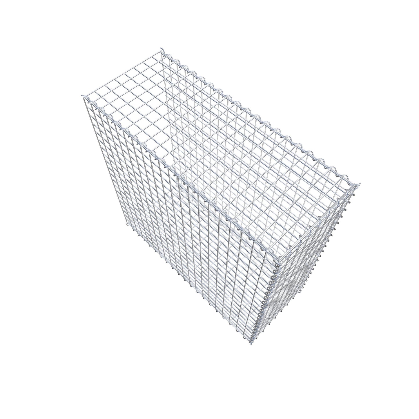 Add-on schanskorf type 2 100 cm x 100 cm x 40 cm (L x H x D), maaswijdte 5 cm x 5 cm, spiraalvormig