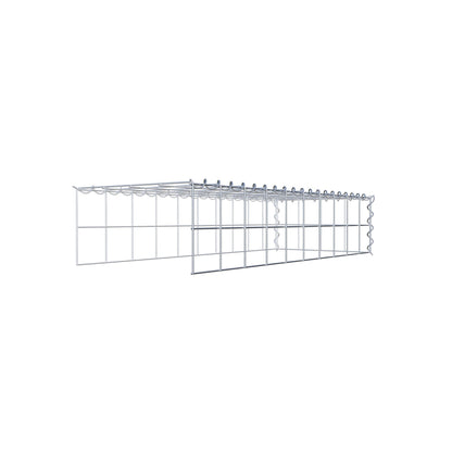 Add-on schanskorf type 4 100 cm x 20 cm x 40 cm (L x H x D), maaswijdte 10 cm x 10 cm, spiraal