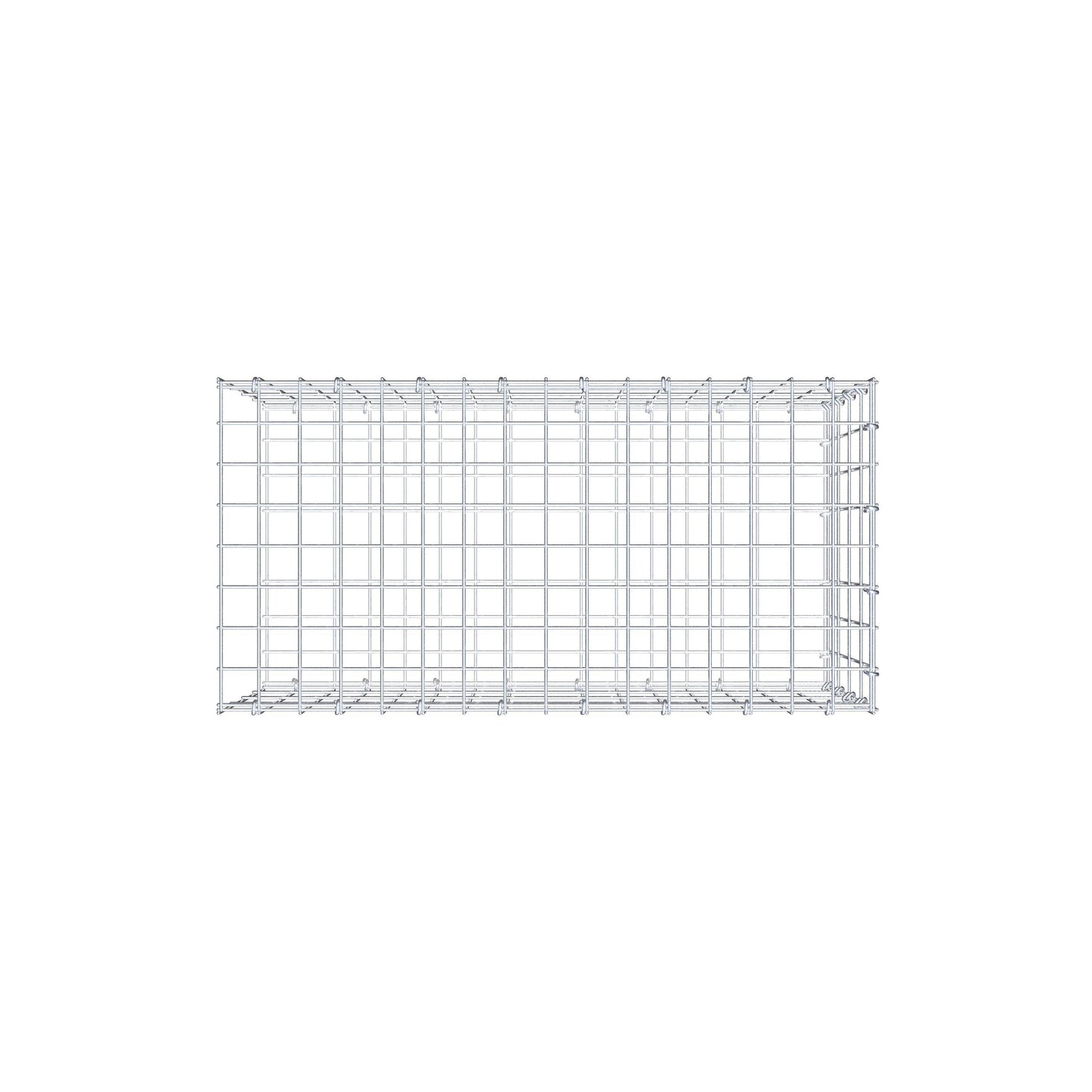 Pile aggiuntivo tipo 2 80 cm x 40 cm x 40 cm, maglia 5 cm x 10 cm, anello a C