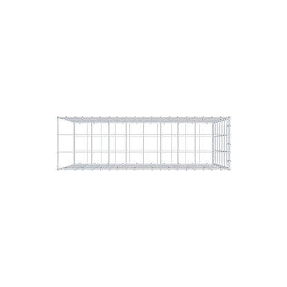Type 2 oplegkorf 100 cm x 70 cm x 30 cm (L x H x D), maaswijdte 10 cm x 10 cm, C-ring