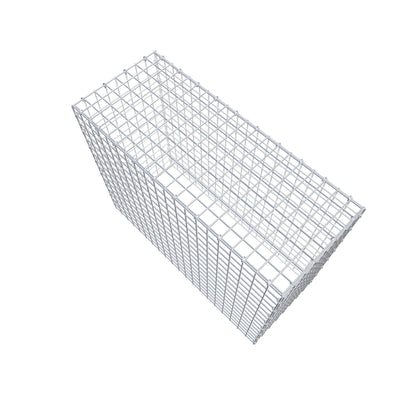 Fourche rapportée type 3 100 cm x 80 cm x 40 cm (L x H x P), mailles 5 cm x 5 cm, anneau en C