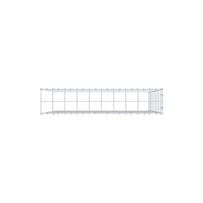 Typ 4 påbyggnadsgabion 100 cm x 90 cm x 20 cm (L x H x D), maskstorlek 10 cm x 10 cm, C-ring