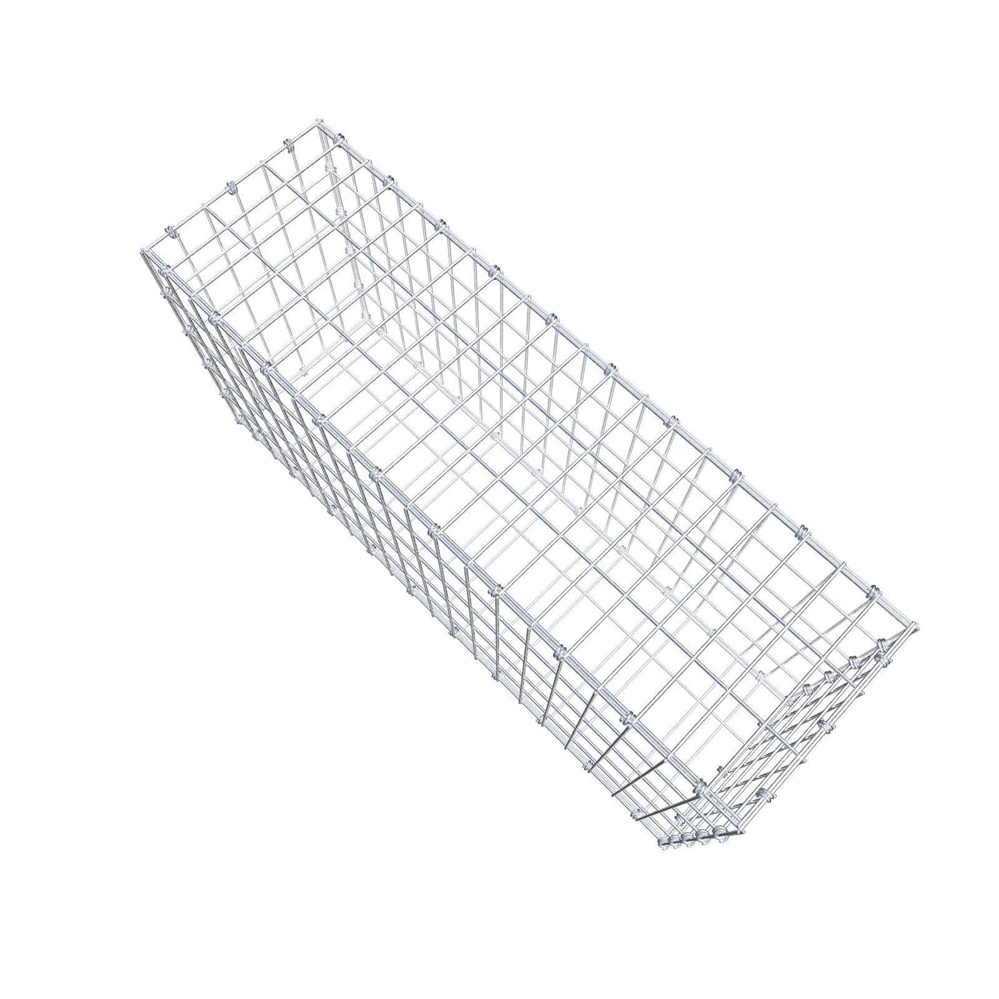 Schanskorf 100 cm x 50 cm x 30 cm (L x H x D), maaswijdte 5 x 10 cm, spiraalring