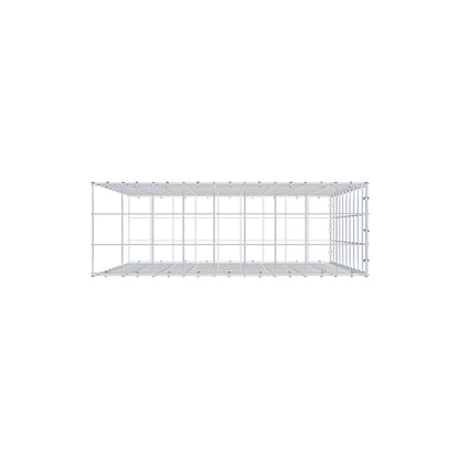 Fourche rapportée type 2 100 cm x 90 cm x 30 cm (L x H x P), mailles 10 cm x 10 cm, anneau en C