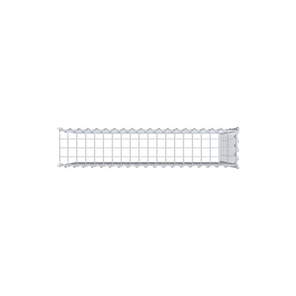 Opvokset gabion type 4 100 cm x 70 cm x 20 cm (L x H x D), maskestørrelse 5 cm x 5 cm, spiral